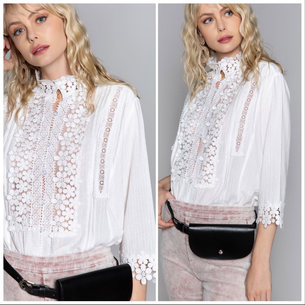 Authentic “Infamous” POL Lace Top - Picture 2 of 11